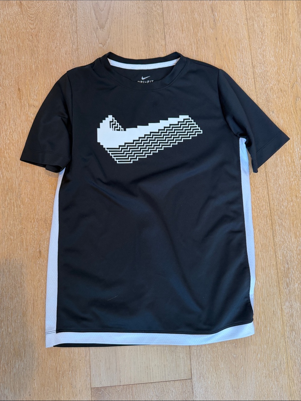 Nike Black and White Kids Dri-FIT Graphic Tee